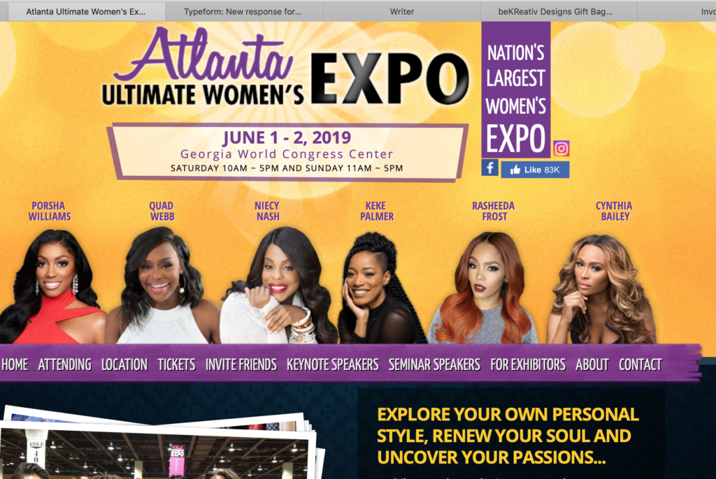 Ultimate Women's Expo beKReativ Designs DIY Pavilion Craft & Connect